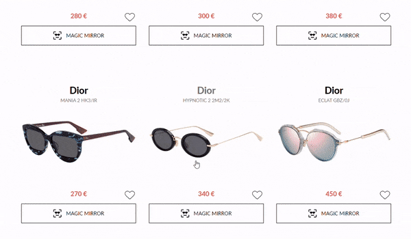 eyerim Magic Mirror, vyzkoušejte si úžasné brýle s naším novým nástrojem pro nakupování online